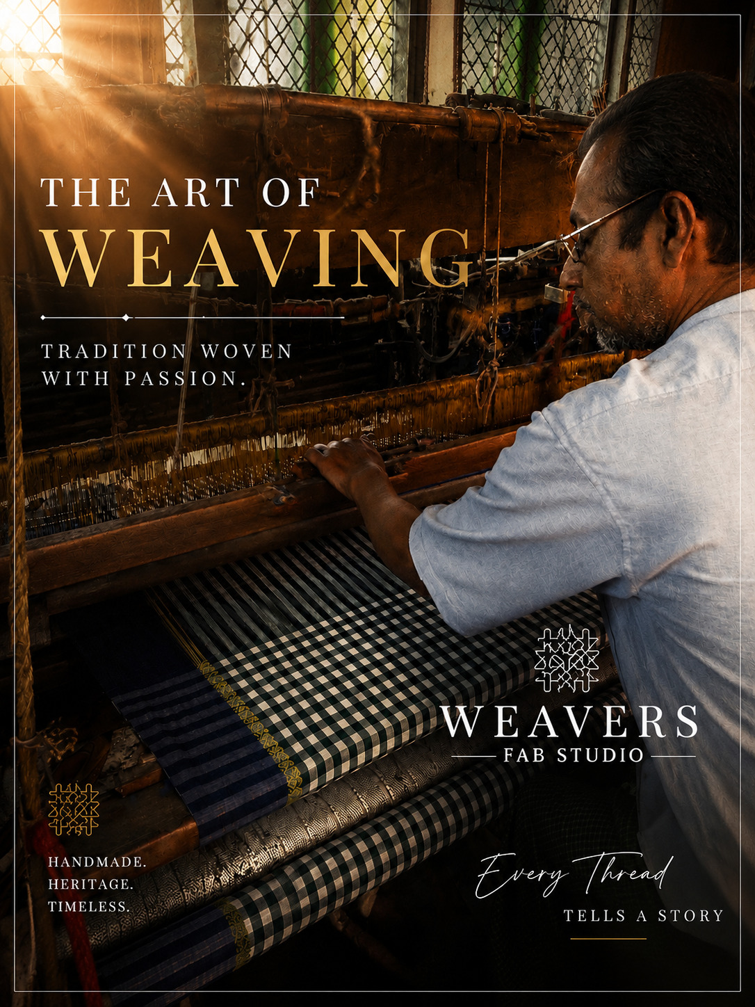 Weavers at the loom